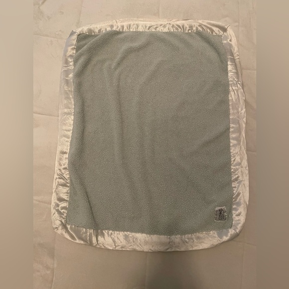 Little Giraffe Soft Green and Cream Blanket - Picture 1 of 7